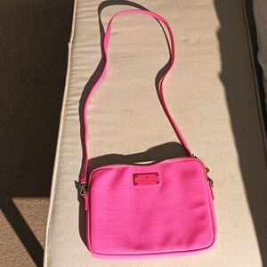 Kate Spade Neon Pink Small Crossbody Bag